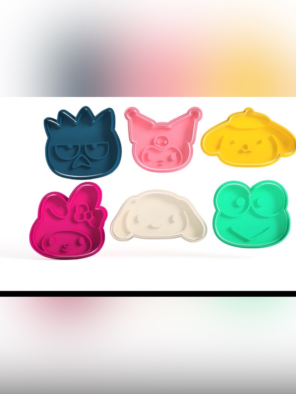 Sanrio Character Cookie Cutters Set